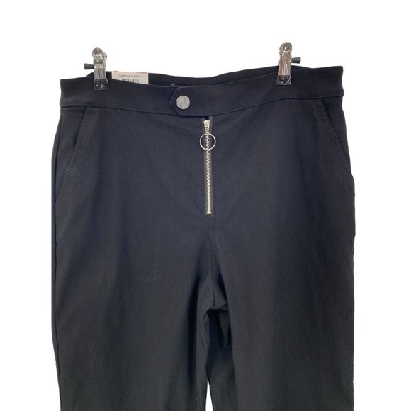 INC International Concept Womens Size 10 Black Wide‎ Leg Pants Zipper NWT Career - Picture 3 of 9